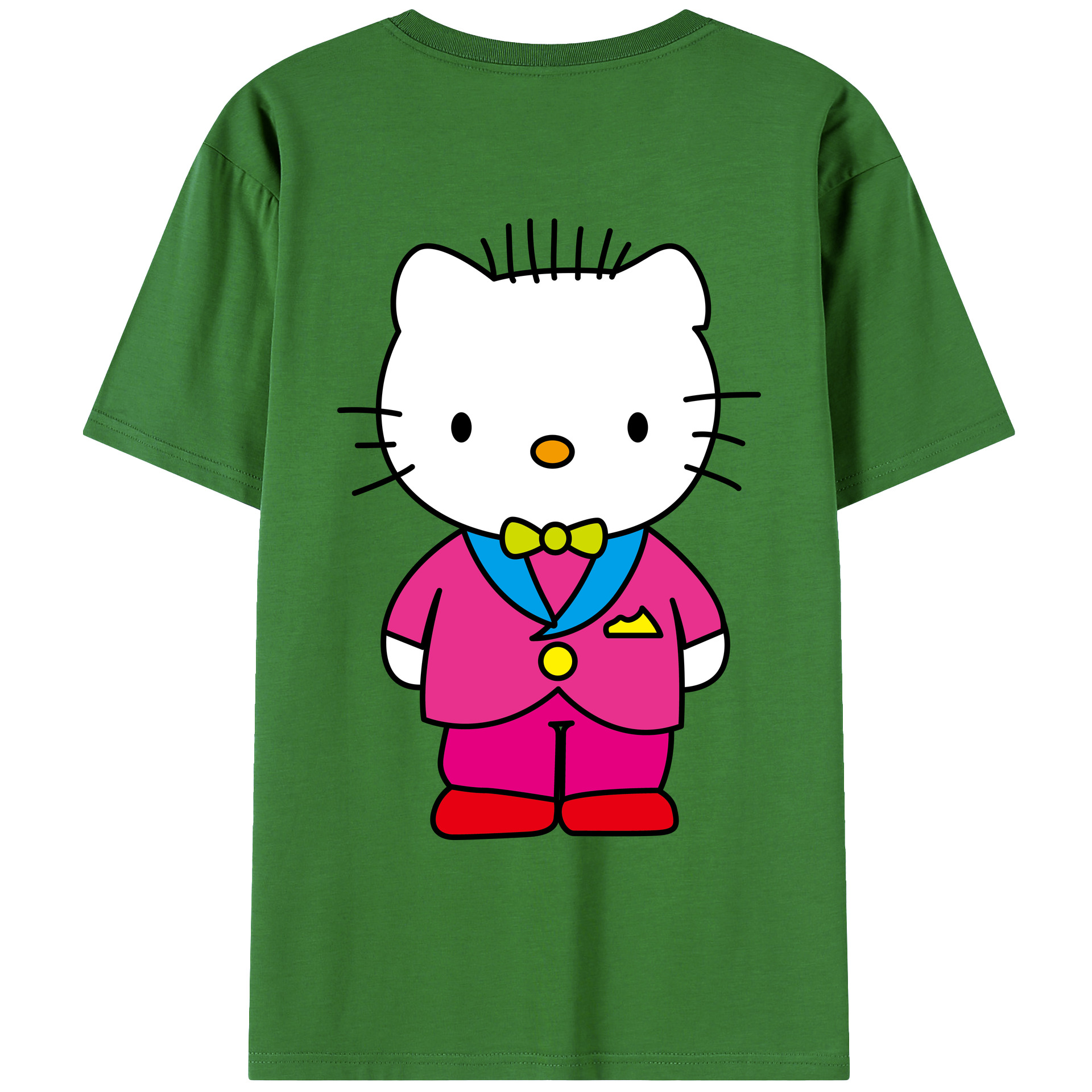 （画像用） Hello Kitty ハローキティ レディース半袖Tシャツ(バックプリント)